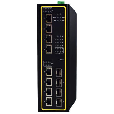 Switch Atop EHG7612-8PoE-410GSFP | 8 ports PoE+ & 4 SFP+ 10G