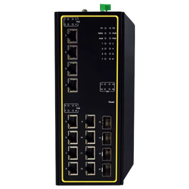 Switch Atop EHG7616-8PoE-4SFP-410GSFP - 16 ports industriel