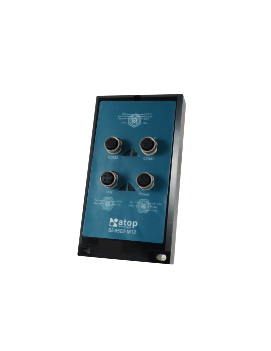 Atop SE8502-M12 : convertisseur série IP68 2 ports RS-232/422/485