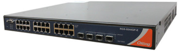 Oring RGS-9244GP-E-EU Switch 24 ports Gigabit + 4 SFP manageable