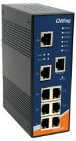 Oring IES-3080 : Switch manageable 8 ports Fast Ethernet industriel