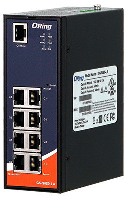 Oring IGS-9080-LA-PN - Switch manageable 8 ports Gigabit PROFINET