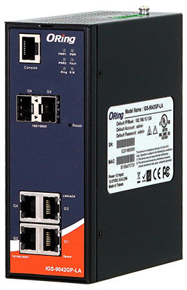 Oring IGS-9042GP-LA-PN - Switch manageable 4 ports Gigabit + 2 SFP