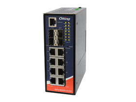 Oring IGPS-9084GP-LA-24V - Switch 8 ports PoE+ Gigabit + 4 SFP