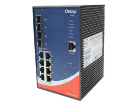 Oring IGPS-9084GP : switch managed PoE Gigabit 8 ports + 4 SFP