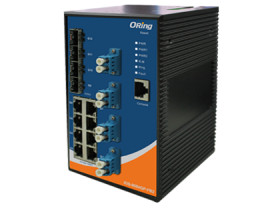 Oring IGS-9084GP-FB2-MM-LC | Switch manageable 12 ports bypass