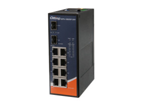 Oring IGPS-1082GP-24V switch 8 ports PoE+ Gigabit + 2 SFP