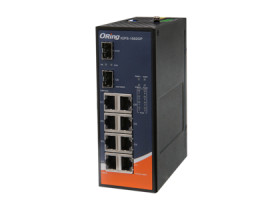 Oring IGPS-1082GP switch PoE non manageable 8 ports Gigabit