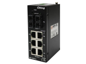 Oring IES-162FX-SS-SC-L switch 6FE + 2FX SC SM 30km