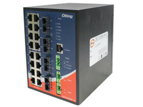Oring IGS-P9164GF-MM-SC-LV - Switch Gigabit 16 ports + 4 SFP