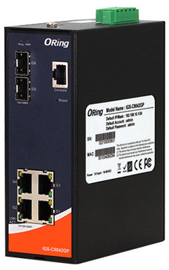 Oring IGS-C9042GP - Switch manageable 4 ports Gigabit + 2 SFP 2.5G