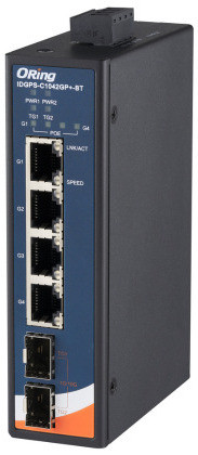 Oring IDGPS-C1042GP+-BT - Switch 4x 2.5G PoE BT + 2x 10G SFP+