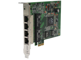 Oring IGCS-E140 - Carte switch Ethernet 4 ports PCIe EN50155