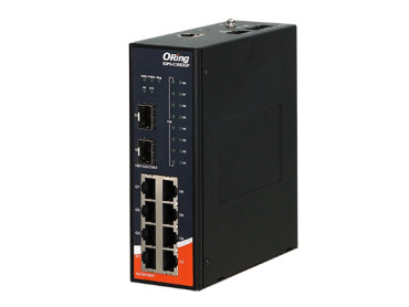 Oring IGPS-C3082GP Switch 8 ports Gigabit PoE+ 2 SFP 2.5G