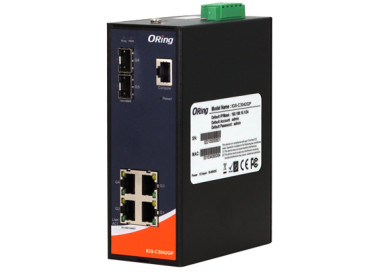 Oring IGS-C3042GP : Switch administrable 4 ports Gigabit + 2 SFP