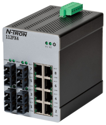 112FXE4-SC-80 | Switch industriel 12 ports 100FX fibre SC 80 km