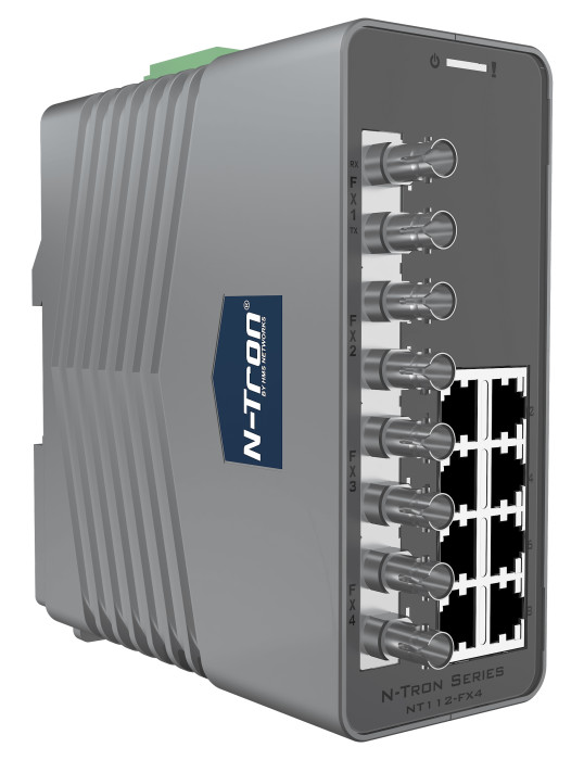 NT-112-FX4-ST00 Switch Ethernet 12 ports cuivre fibre N-Tron
