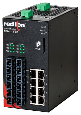 NT24K-14FXE6-SC-40 | Switch Gigabit 14 ports fibre/cuivre -40°C