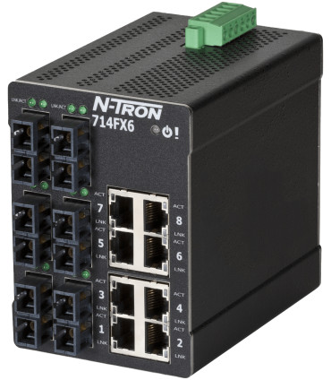 714FXE6-SC-80 Switch manageable industriel 14 ports N-Tron