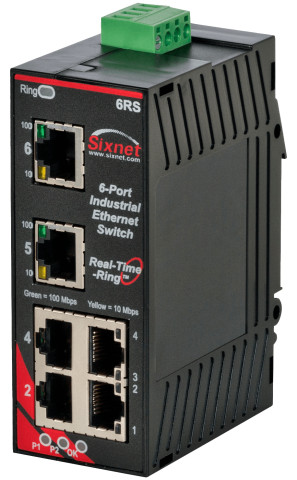 HMS Networks - N-Tron SL-6RS-1-D1 switch Ethernet 6 ports manageable