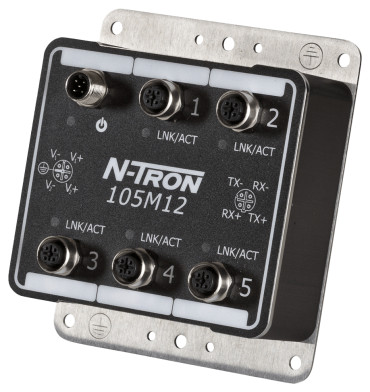 HMS Networks - N-Tron 105M12 | Switch non manageable IP67 5 ports