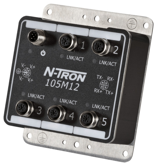 HMS Networks - N-Tron 105M12 | Switch non manageable IP67 5 ports