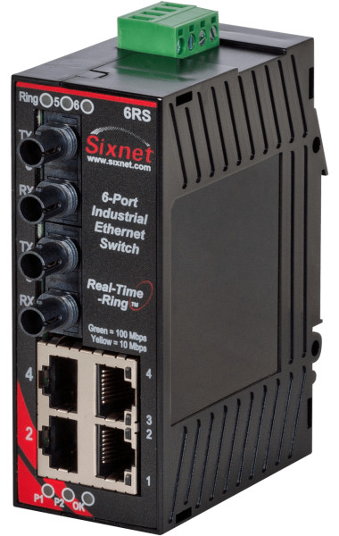 HMS Networks - N-Tron SL-6RS-4ST-D1 Switch 6 ports manageable