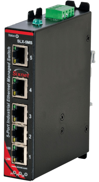 HMS Networks - N-Tron SLX-5MS-1 | Switch Ethernet manageable 5 ports
