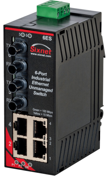 HMS Networks - N-Tron SL-6ES-5ST | Switch 6 ports fibre ST