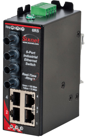 HMS Networks - N-Tron SLX-6RS-4ST-D1 Switch Ethernet 6 ports manageable