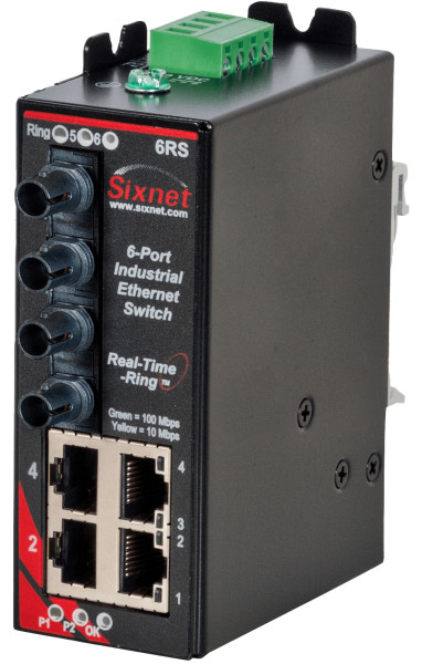 HMS Networks - N-Tron SLX-6RS-4ST-D1 Switch Ethernet 6 ports manageable