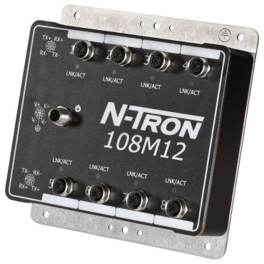 HMS Networks - N-Tron 108M12 Switch IP67 8 Ports M12 Gigabit