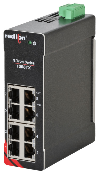 HMS Networks - N-Tron 1008TX Switch Gigabit 8 ports non manageable