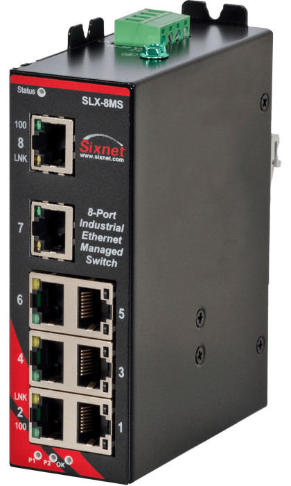 HMS Networks - N-Tron SLX-8MS-1 | Switch Ethernet 8 ports administrable