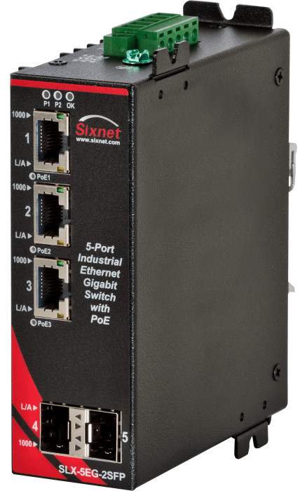 HMS Networks - N-Tron SLX-5EG-2SFP : Switch Gigabit 5 ports