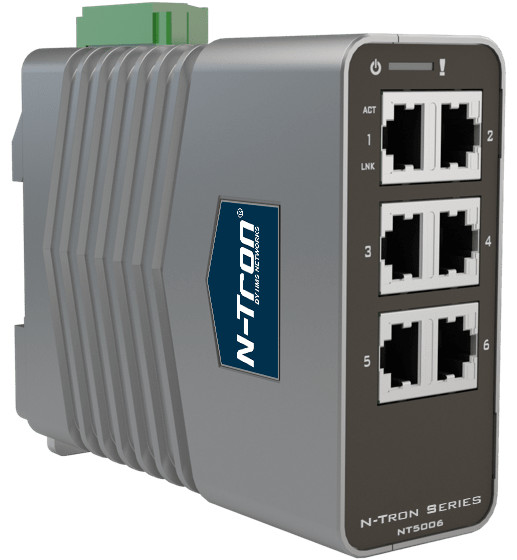 HMS Networks - N-Tron NT-5006-000-0000 : Switch Gigabit 6 ports