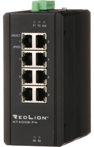 HMS Networks - N-Tron NT-4008-000-PN-M Switch Ethernet Gigabit