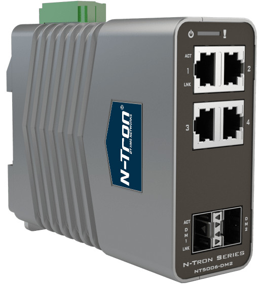 HMS Networks - N-Tron NT-5006-DM2-0000 | Switch Gigabit manageable 6 ports