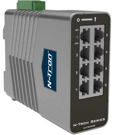 HMS Networks - N-Tron NT-5008-000-0000 | Switch Gigabit manageable