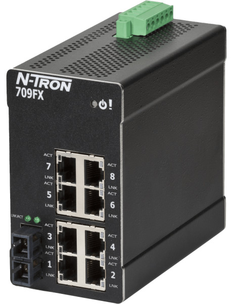 HMS Networks - N-Tron 709FX-SC : Switch Manageable 9 ports