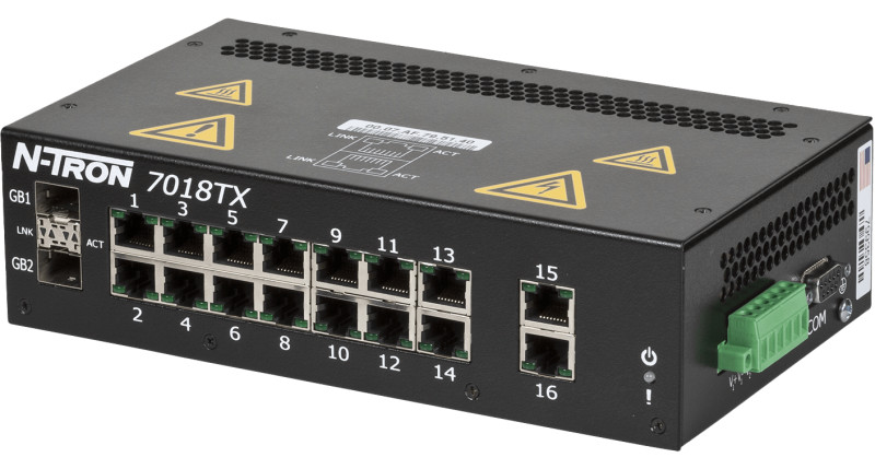 HMS Networks - N-Tron 7018TX | Switch manageable 18 ports Gigabit