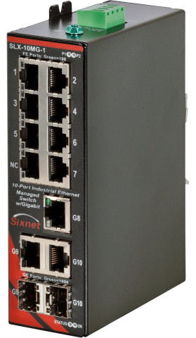 HMS Networks - N-Tron SLX-10MG-1 | Switch manageable 10 ports