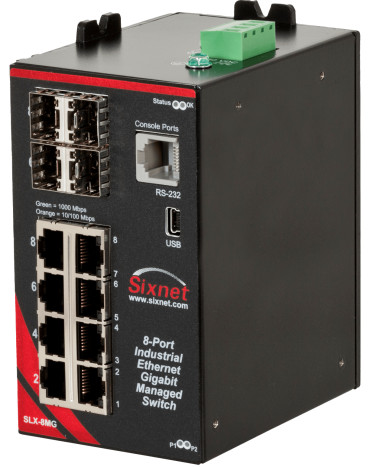 HMS Networks - N-Tron SLX-8MG-1 | Switch Ethernet Industriel 8 Ports