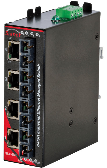 HMS Networks - N-Tron SLX-8MS-9SC : Switch industriel manageable 8 ports
