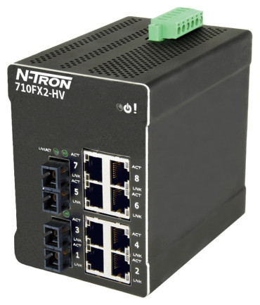 710FX2-SC-HV N-Tron | Switch 10 ports manageable industriel