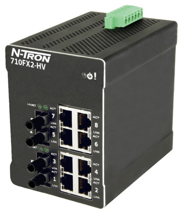 710FX2-ST-HV | Switch manageable 10 ports industriel N-Tron