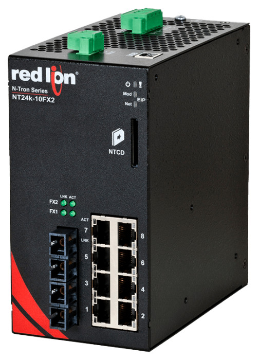 NT24K-10FXE2-SC-40 | Switch Gigabit 8 ports cuivre + 2 fibre SC