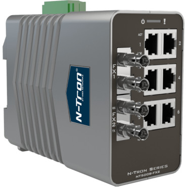 HMS Networks - N-Tron NT-5008-FX2-ST80 Switch Gigabit manageable 8 ports