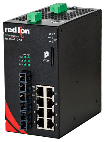 NT24K-11GX3-SC-PT - Switch Gigabit 11 ports manageable PTP