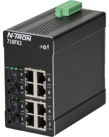 710FXE2-ST-80 Switch Ethernet industriel manageable 10 ports
